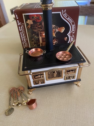 Puppenherd miniatur ofen aus - miniatur-ofen,