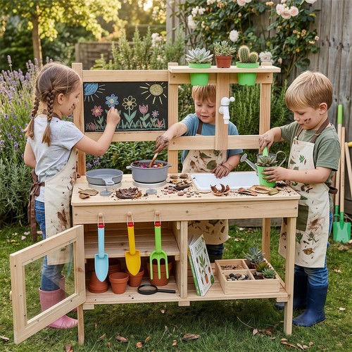 Matschküche kinder outdoor - kinder,