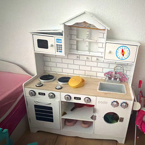 Holz spielküche weiß mit - holz,